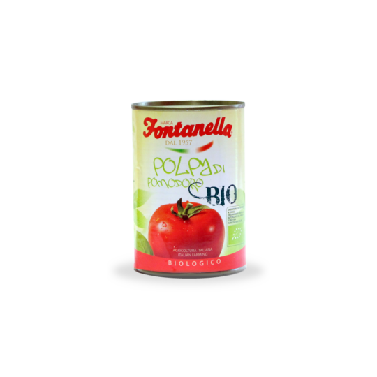 Polpa di Pomodoro Biologico a pezzetti 400g da 12 pezzi
