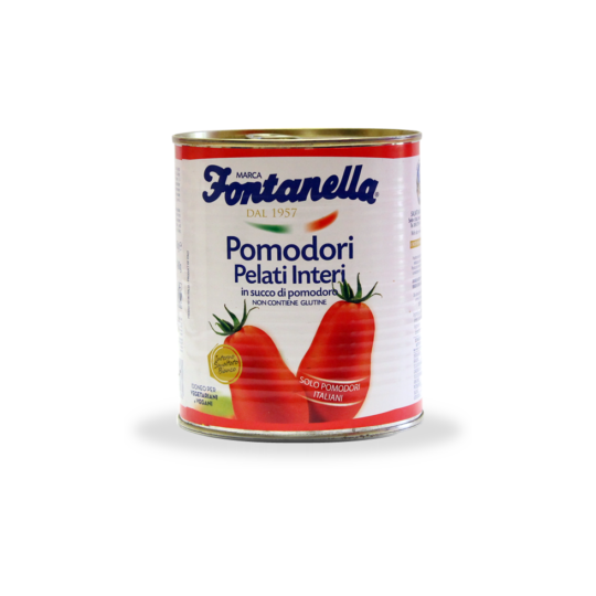 Pomodori Pelati Interi 800g da 12 pezzi