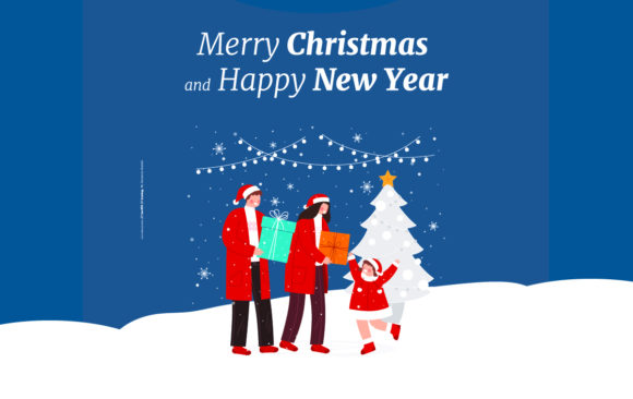 Il nostro Natale a Salerno: gli auguri di Fontanella1957 disegnati da truebag.